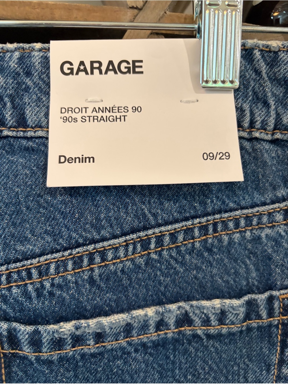 NWT Garage “90’s Straight Jeans” in Charlie Blue. Size 29 (9) - Picture 7 of 10